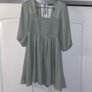 Small sea foam green dress